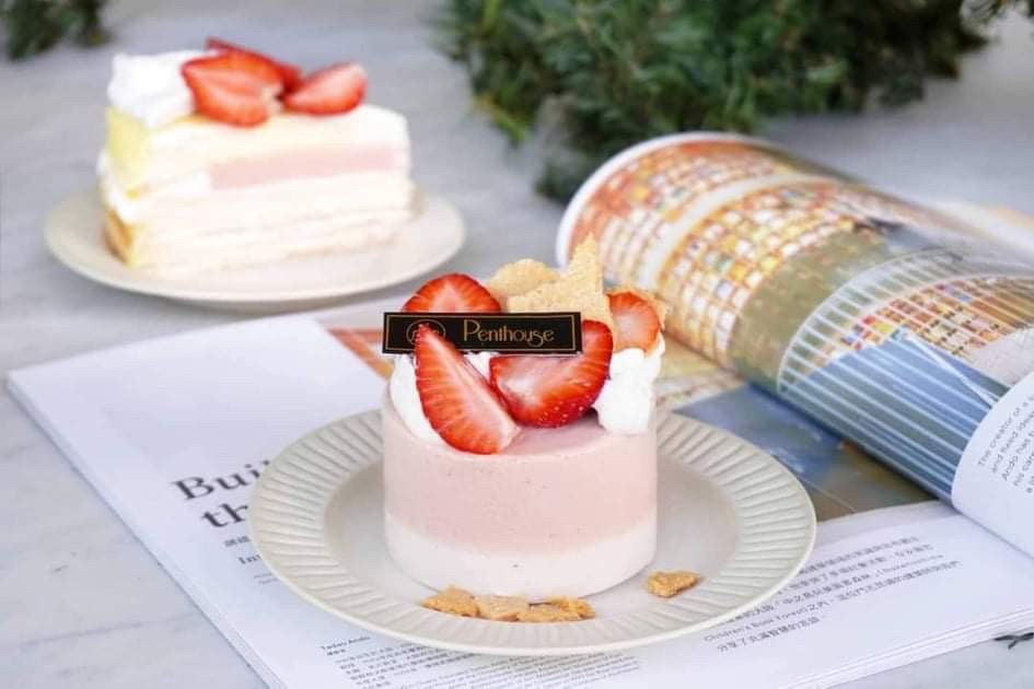 草莓法式千層、草莓慕斯蛋糕